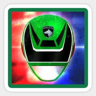 SPD 3 GREEN RANGER - BRIDGE CARSON POWER RANGERS SPD Sticker